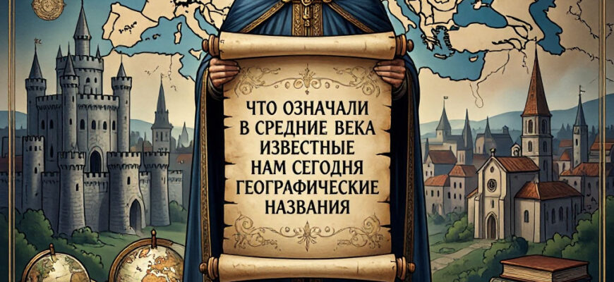 Обложка к статье С.Г.Смирнягина ЧТО ОЗНАЧАЛИ В СРЕДНИЕ ВЕКА ИЗВЕСТНЫЕ НАМ СЕГОДНЯ ГЕОГРАФИЧЕСКИЕ НАЗВАНИЯ